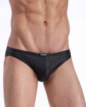 Black Leather Brief