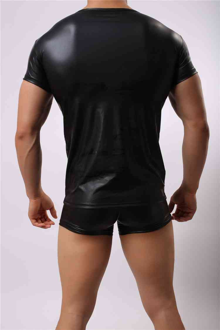 PU Leather T-Shirt (2)